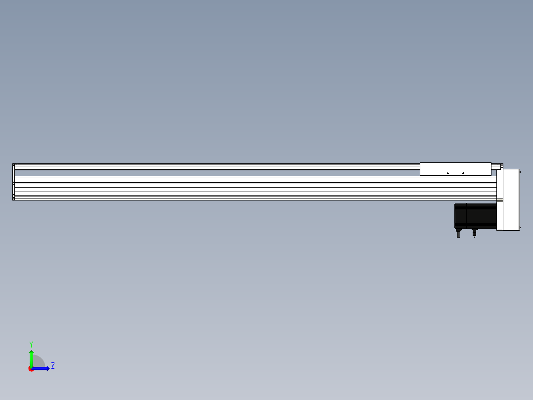 Toyo东佑达直线模组-ETH22-1250-BM-750W左视图