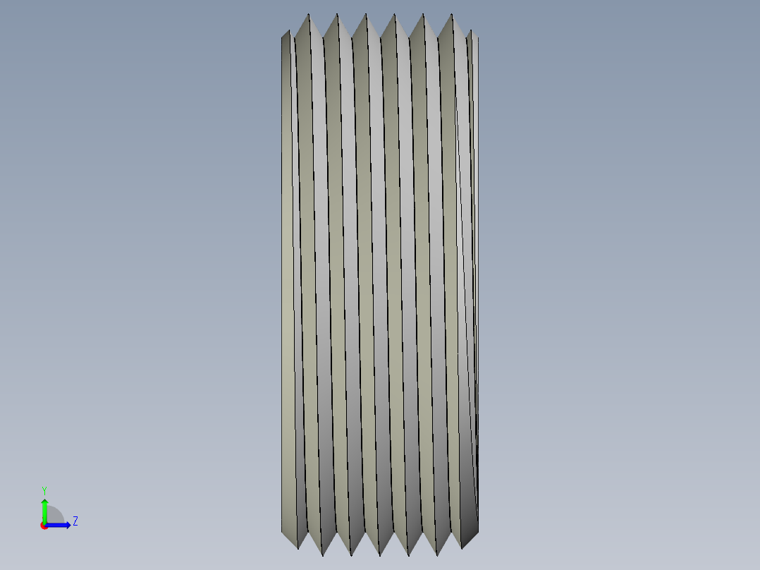 止付螺絲(貫通穴)MSWA,MSWAS-3D多系列多零件图纸模型左视图