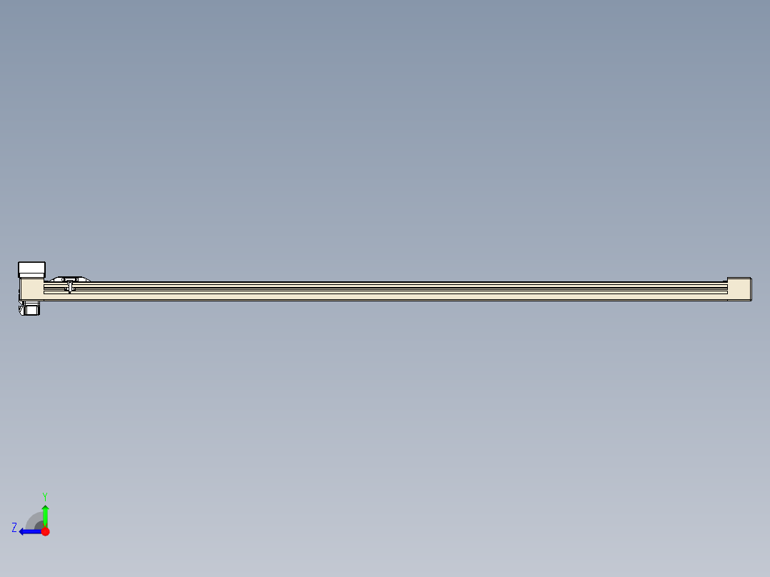 同步带全封闭直线模组TPA-HCB-65S-90-L1550-ML-Y-P10-N3右视图