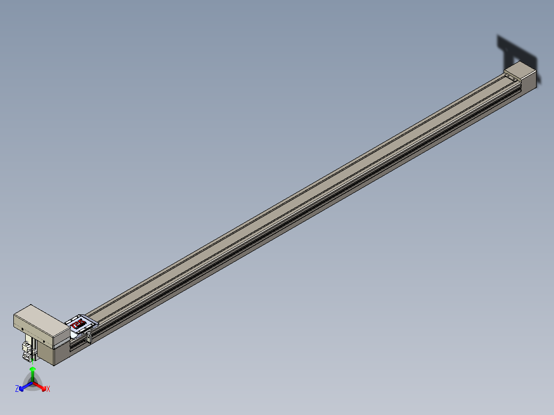 同步带全封闭直线模组TPA-HCB-65S-90-L1550-ML-Y-P10-N3正等轴测图