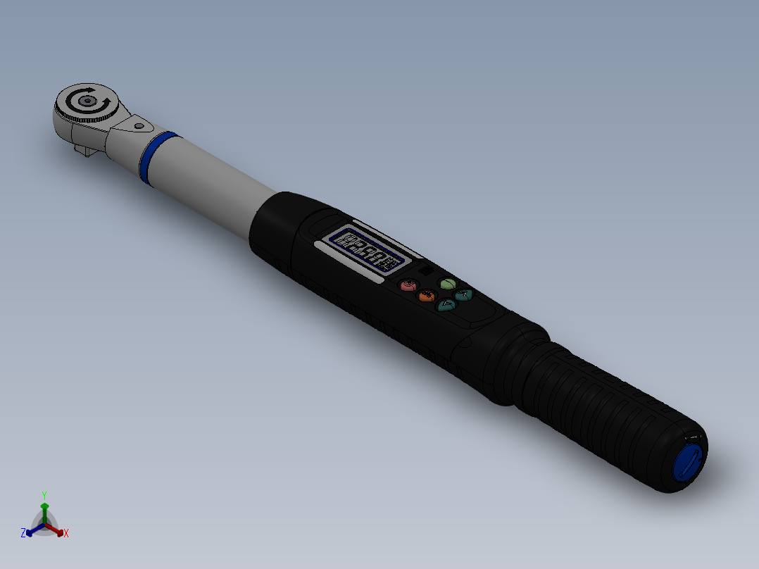 数字扭力扳手设计模型867109==vip主视图