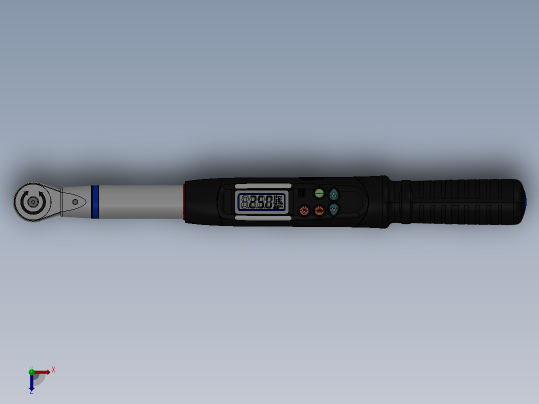 数字扭力扳手设计模型867109==vip俯视图