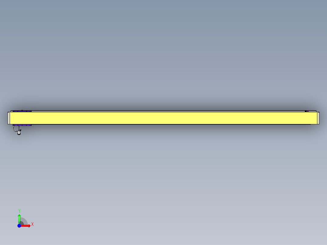 威洛博VL系列直线电机模组-VL14S3-S3250前视图