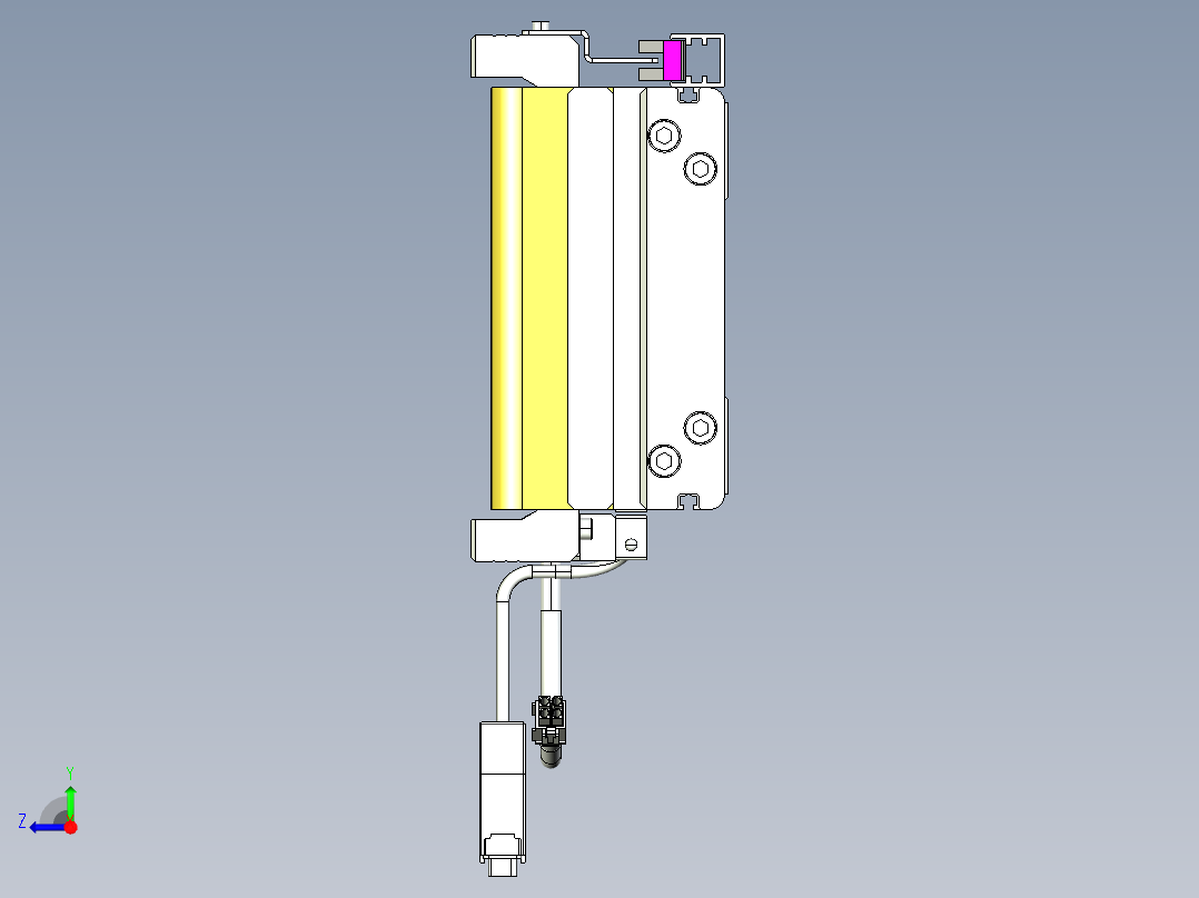 威洛博VL系列直线电机模组-VL14S3-S3250右视图