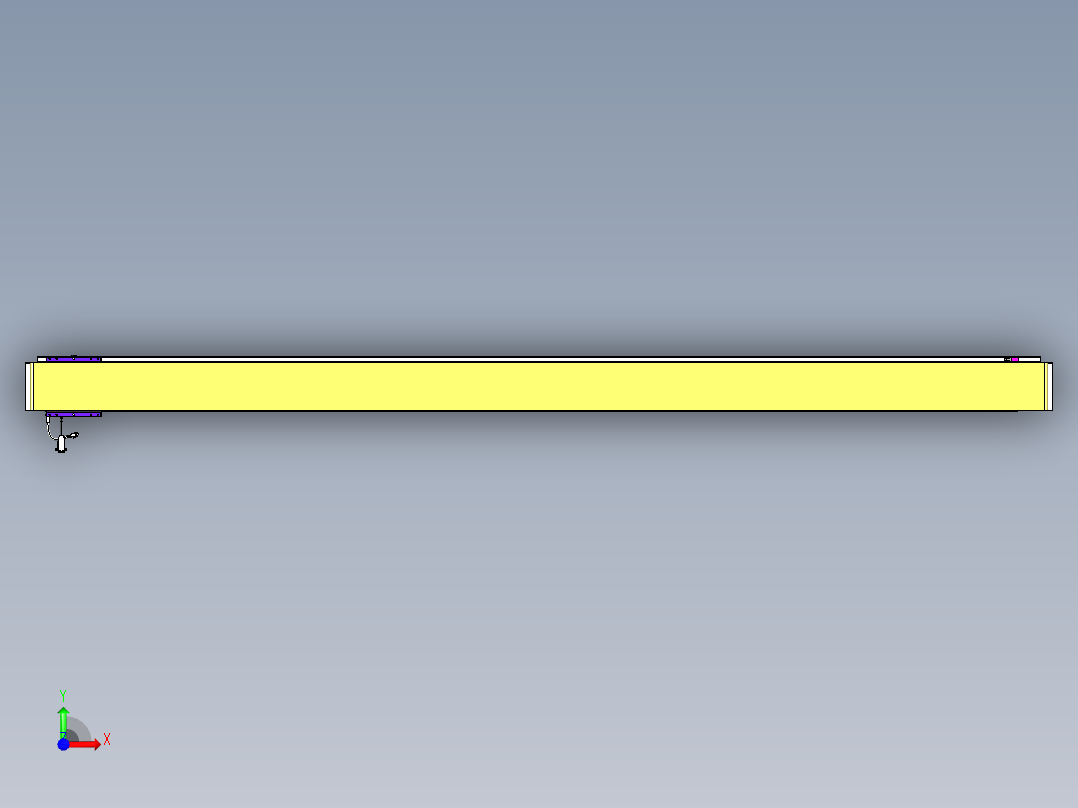 威洛博VL系列直线电机模组-VL14S2-S2700前视图