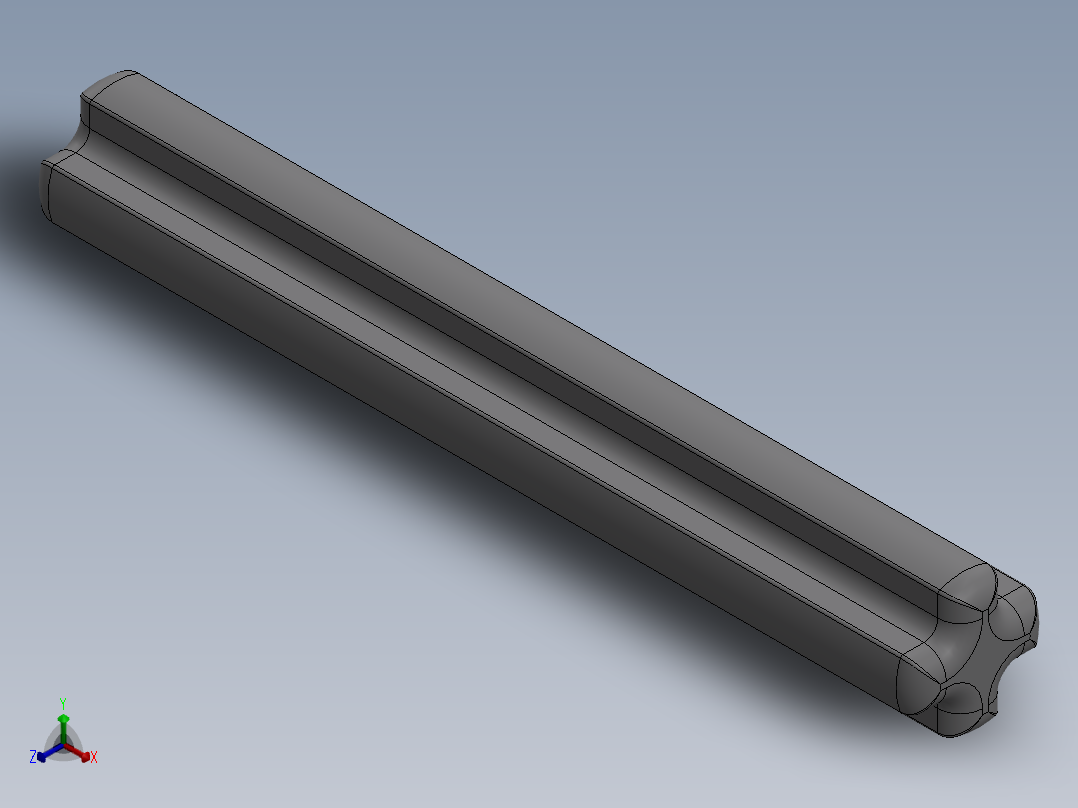 乐高机械组车桥-3705 MdStone Technic Axle 4正等轴测图