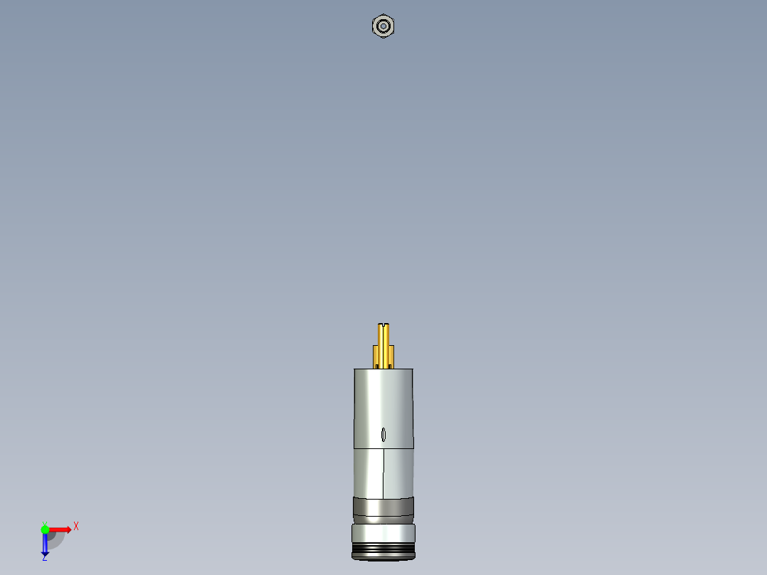 混水龙头俯视图
