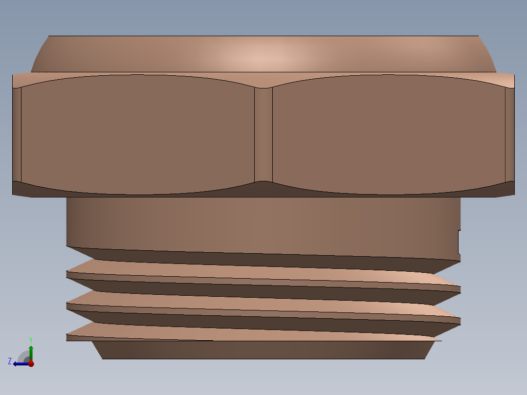 气动消声器右视图
