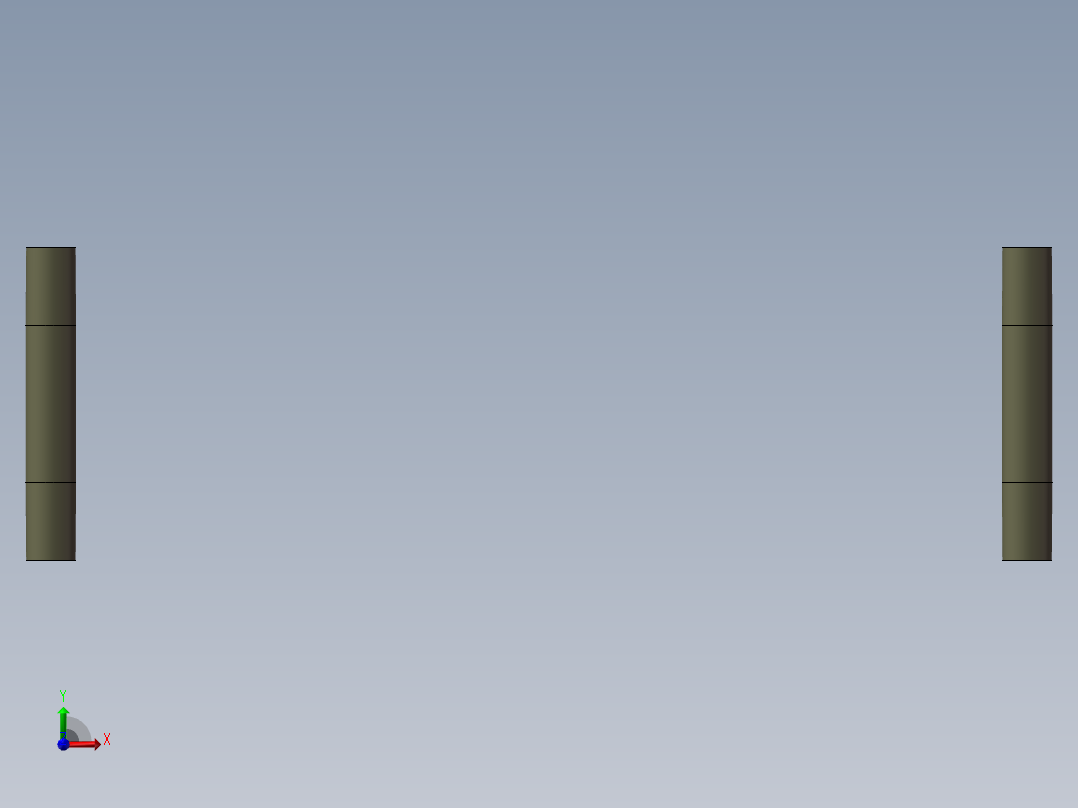 1米X0.3米皮带输送机构前视图