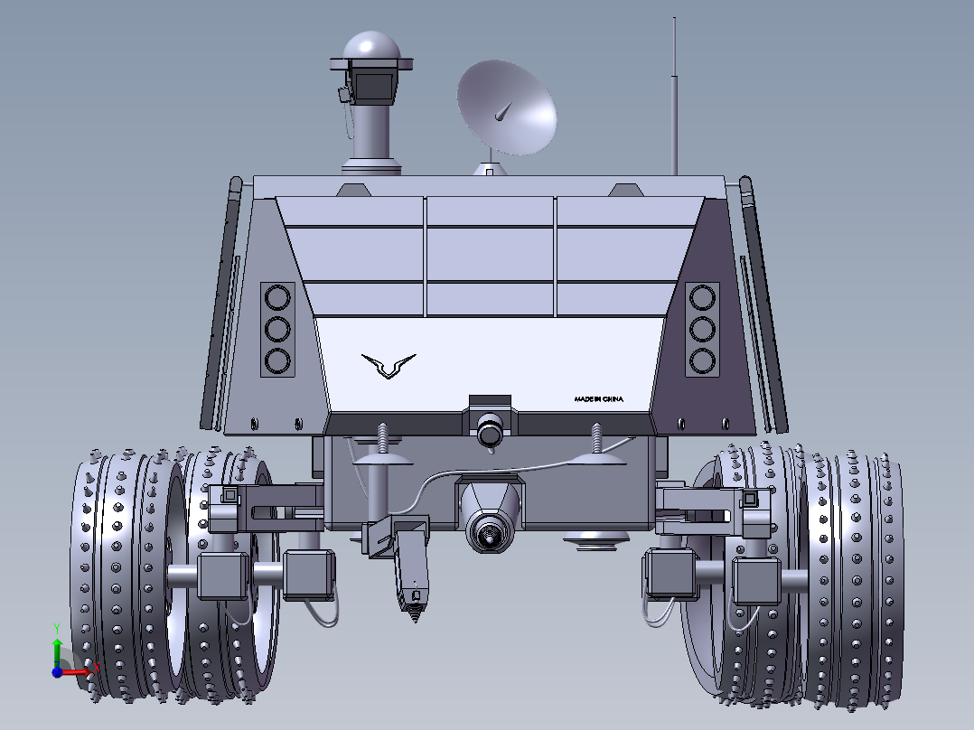 天狗月球车前视图