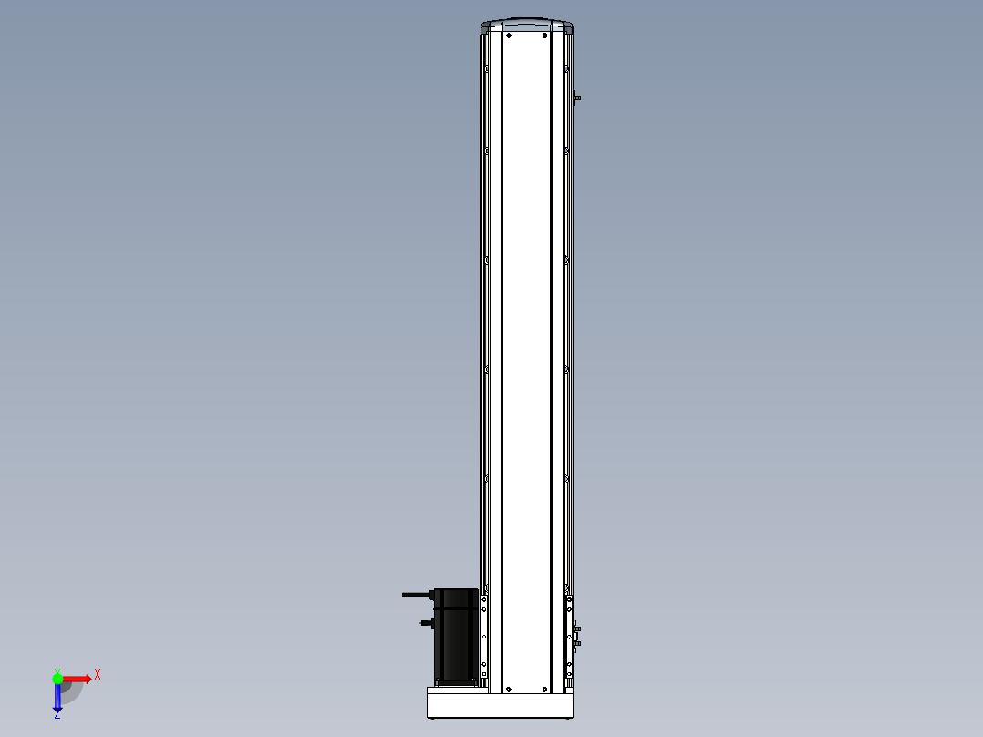 Toyo东佑达直线模组-ETH17-1000-BR-M75B俯视图