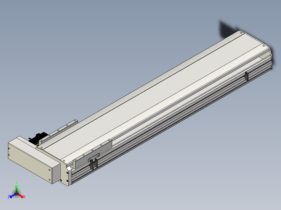 Toyo东佑达直线模组-ETH22-950-BR-400W+煞車正等轴测图
