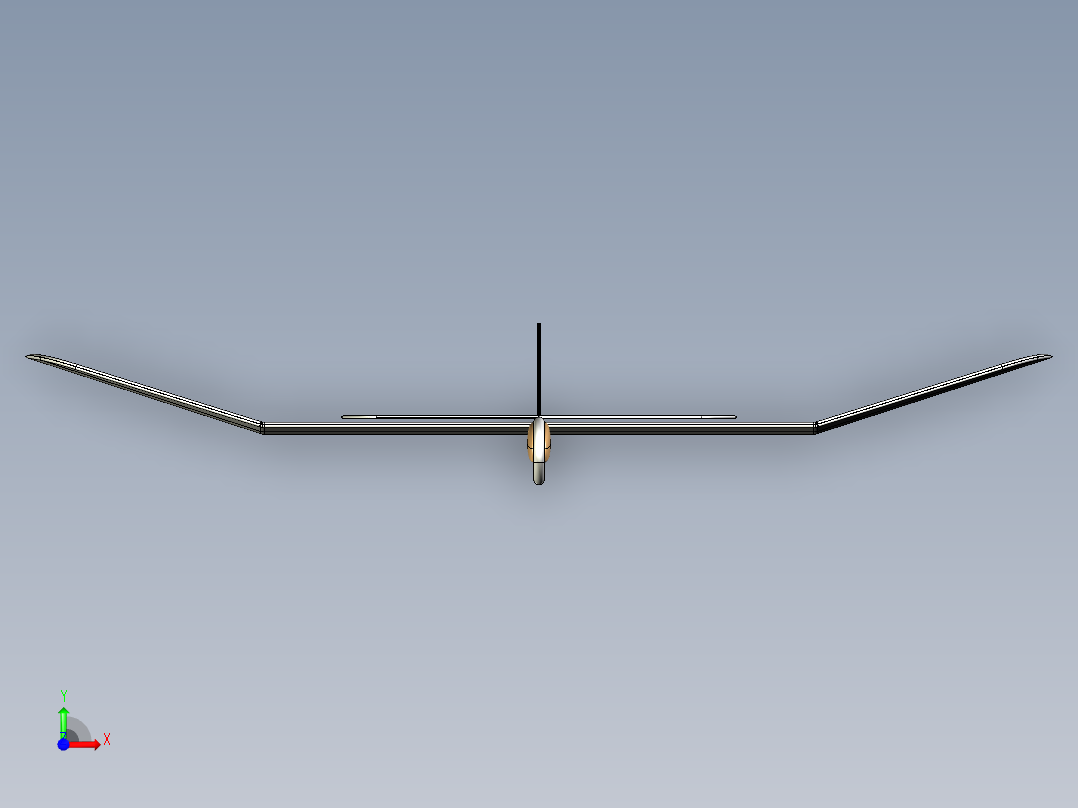 玩具飞机前视图