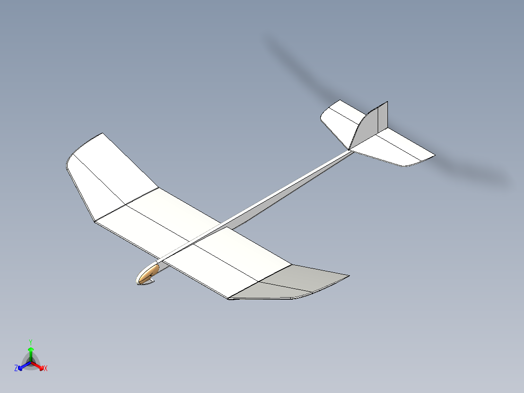 玩具飞机正等轴测图