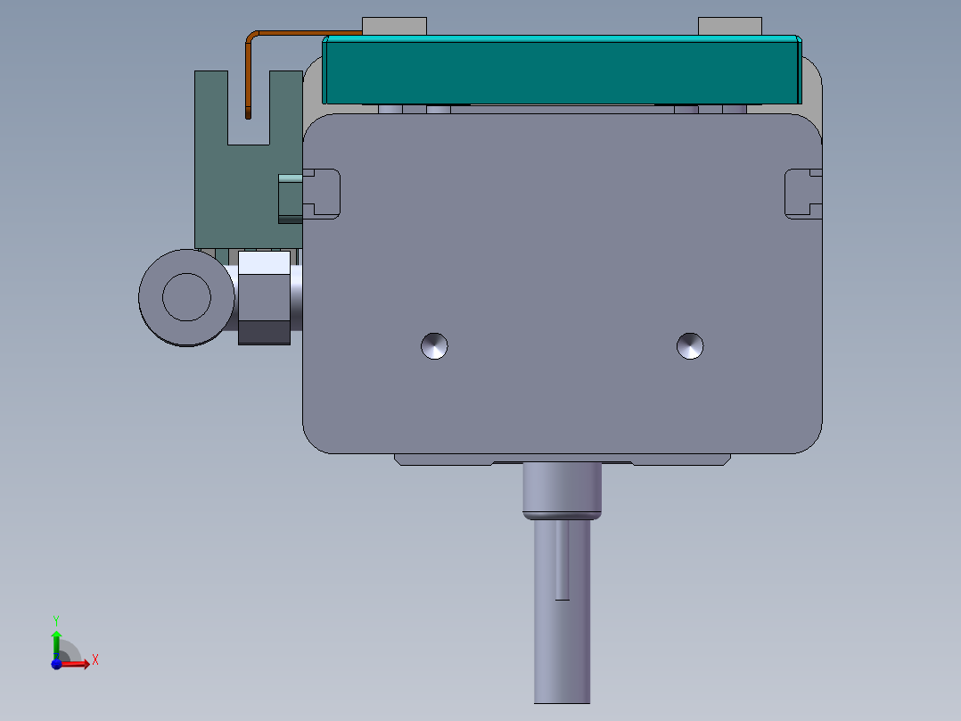 MCH丝杆全封闭MCH6M-BC-100W前视图