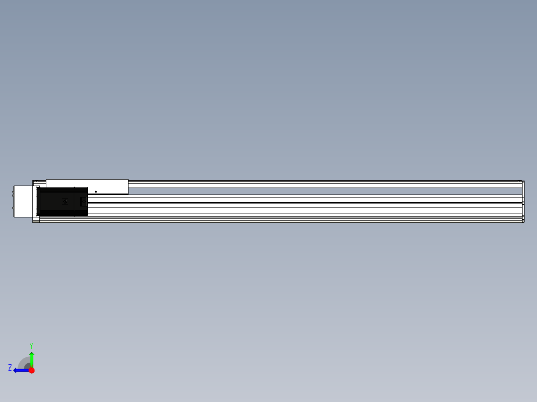 Toyo东佑达直线模组-ETH22-1050-BL-750W右视图