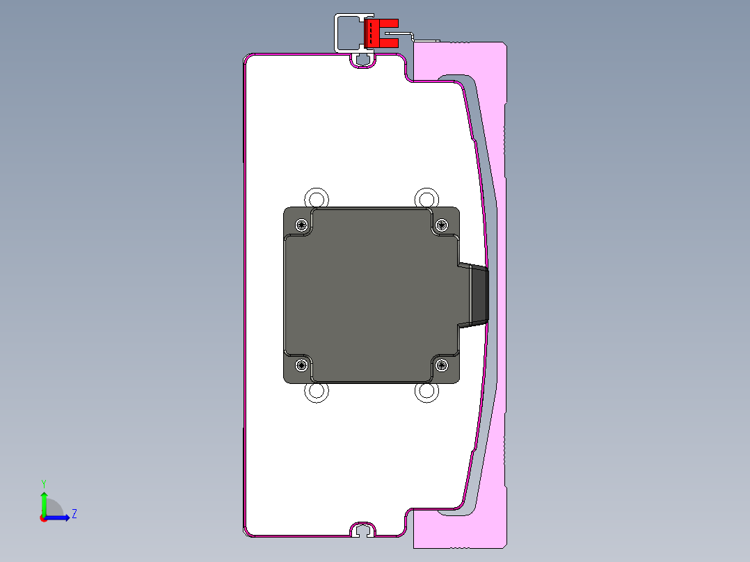 VF丝杆传动-一般环境VF22-L20-C-S1050-BC-P75-C4左视图