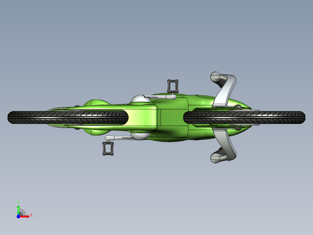 自行车设计前视图