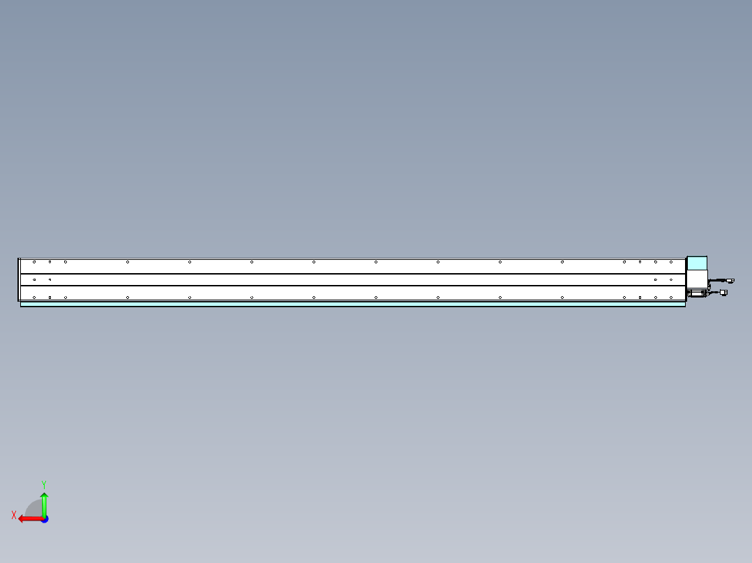 威洛博VBC同步带传动一无尘环境VBC14-L45-S1850-BRU-ZP40-C3后视图