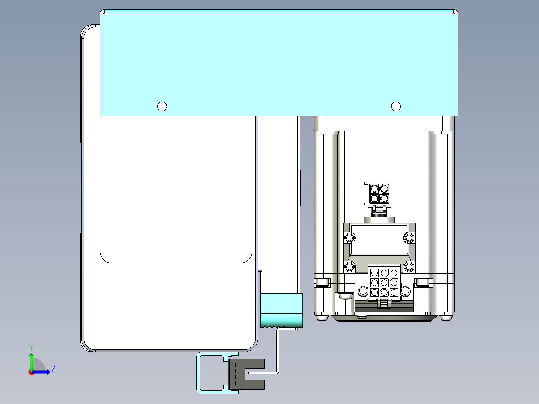 威洛博VBC同步带传动一无尘环境VBC14-L45-S1850-BRU-ZP40-C3左视图