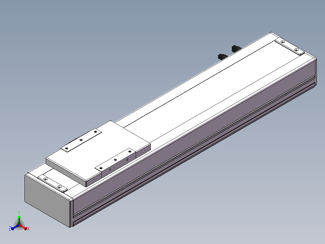 精密模组MC140-L05-400-M-M200-C4正等轴测图