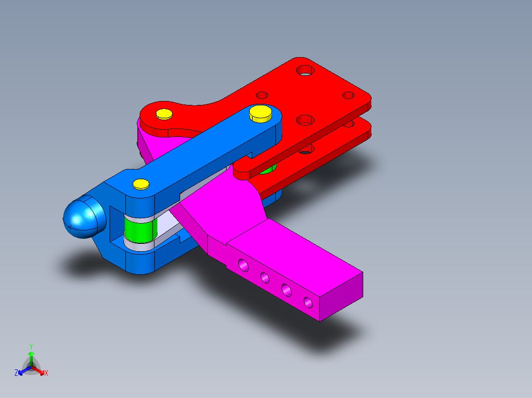 德克斯TUNKERS气缸数模T5-05BA主视图