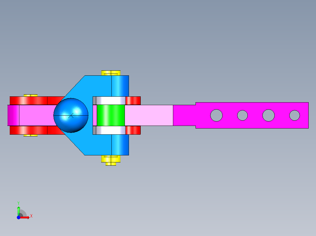 德克斯TUNKERS气缸数模T5-05BA前视图