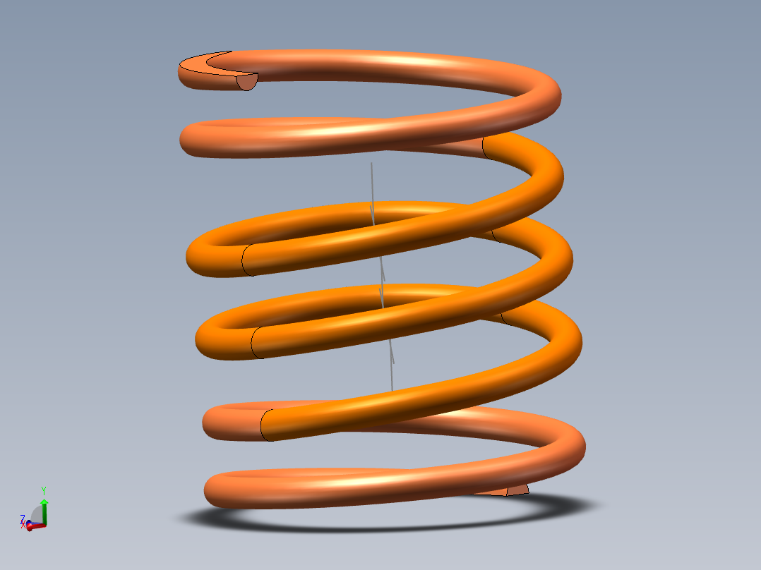 柔性弹簧主视图