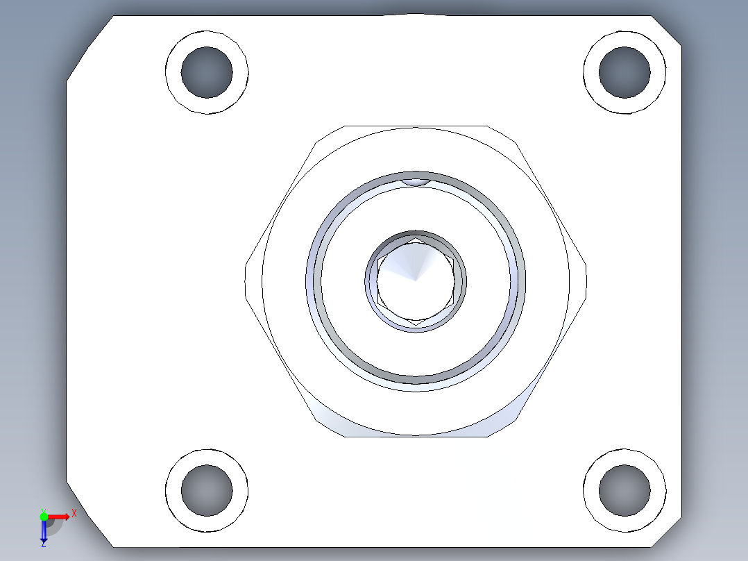 KOSMEKLHA0650-SL-Q45多系列多零件图纸模型俯视图