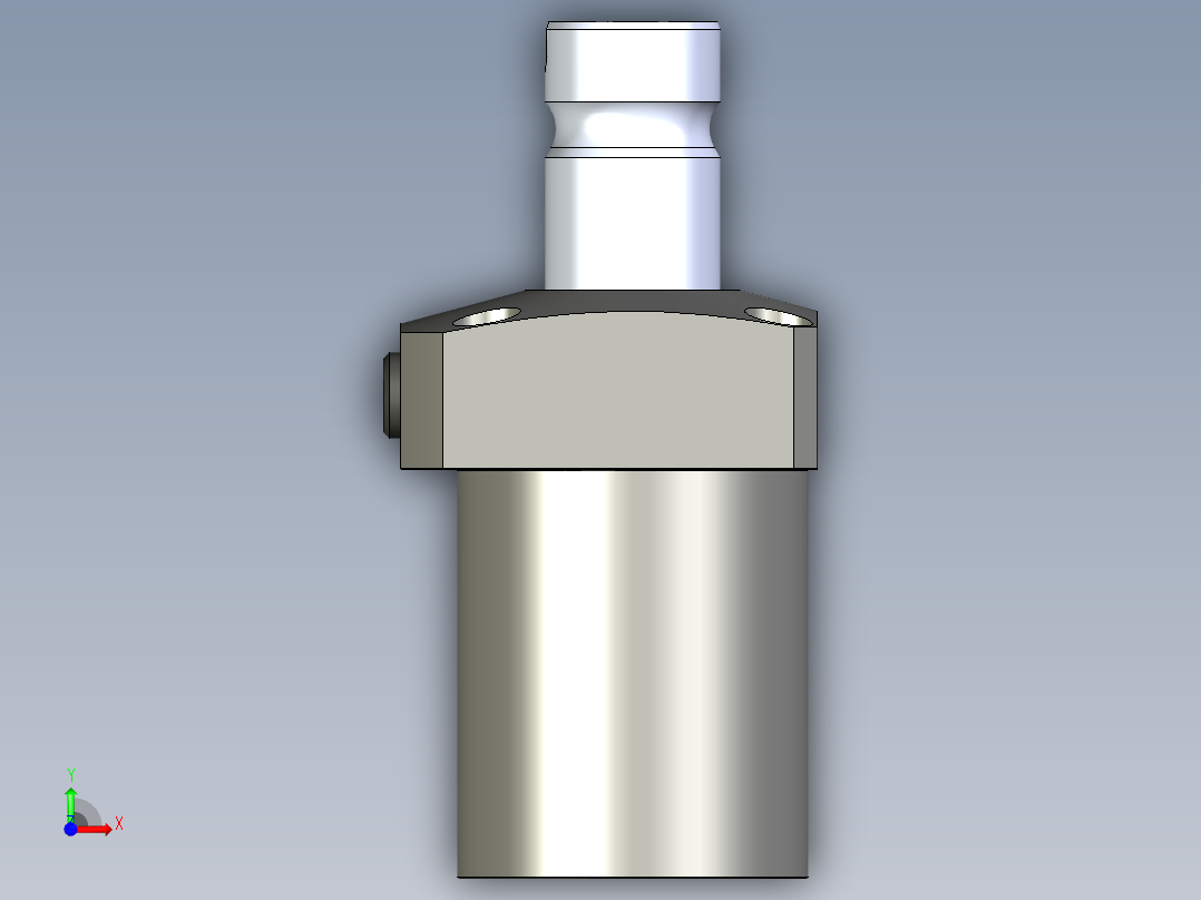 KOSMEKLHS0900-CR-F多系列多零件图纸模型前视图