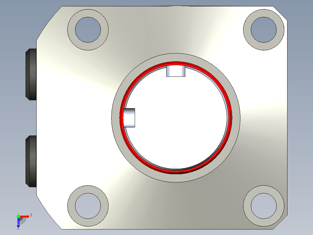 KOSMEKLHS0900-CR-F多系列多零件图纸模型俯视图