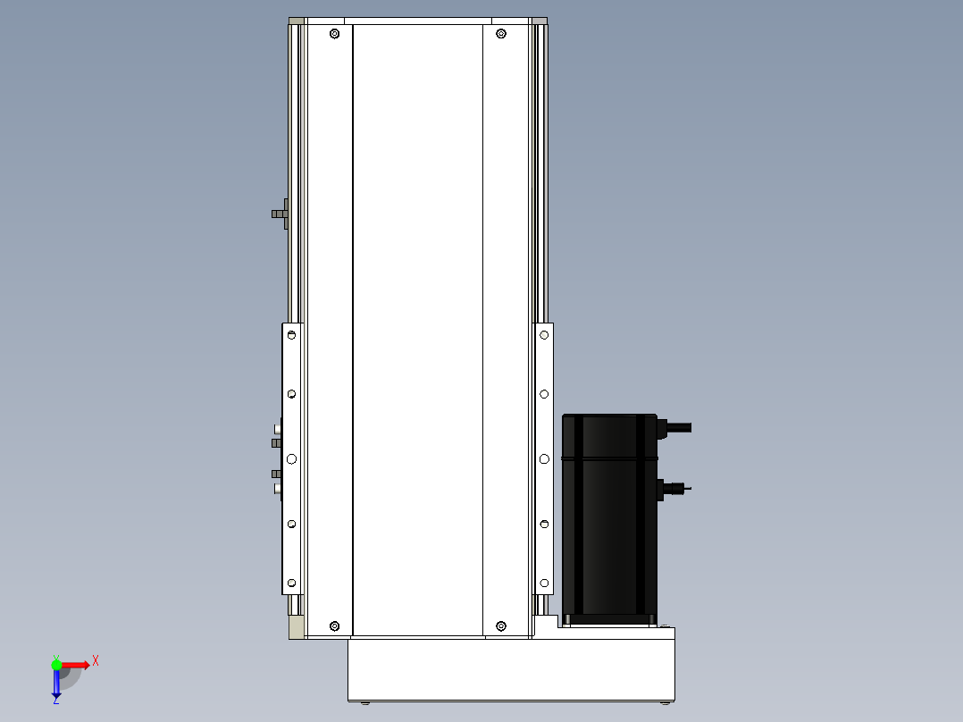 Toyo东佑达直线模组-ETH22-200-BL-750W+煞車俯视图