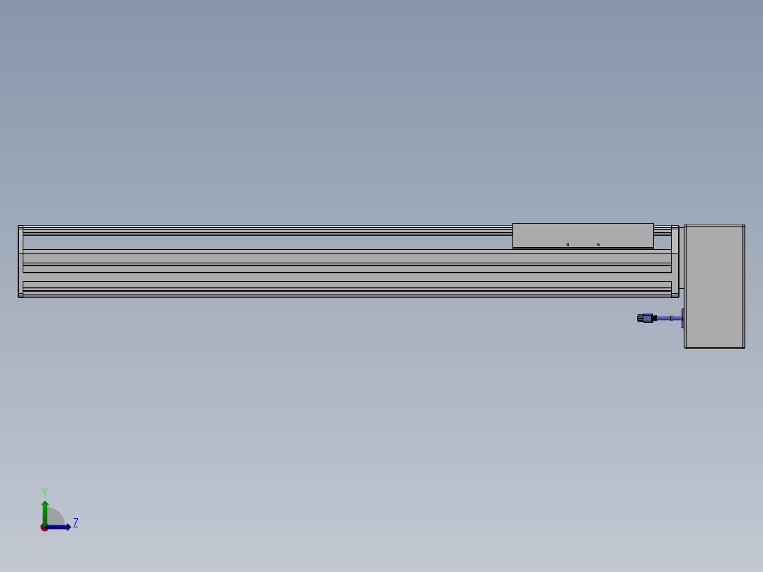 精密模组MT220-L150-700-LD-M75-C4左视图