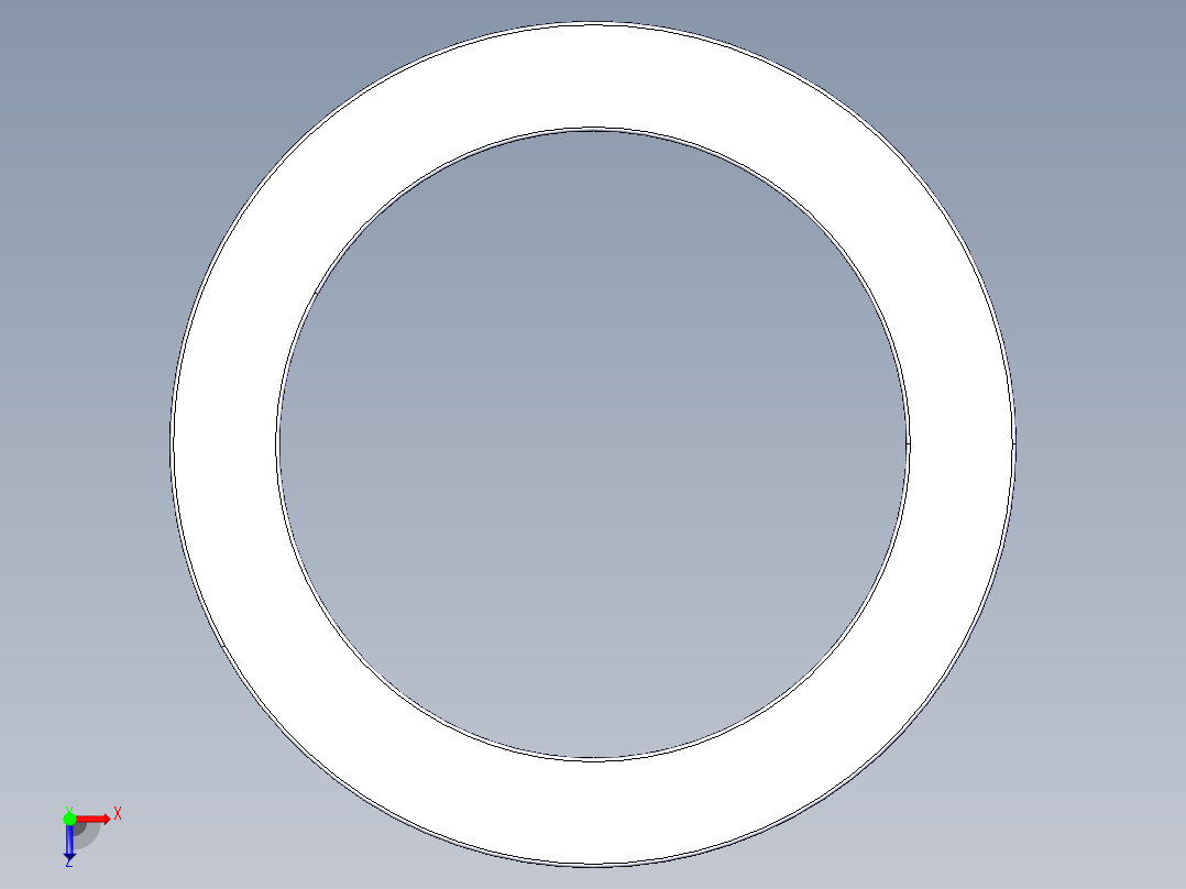 平面推力球轴承51120俯视图