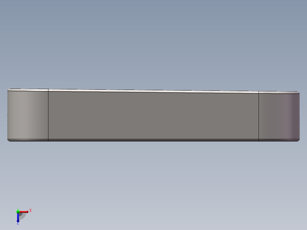 GB╱T 1564-2003[普通A型楔键键 14×9×50]前视图