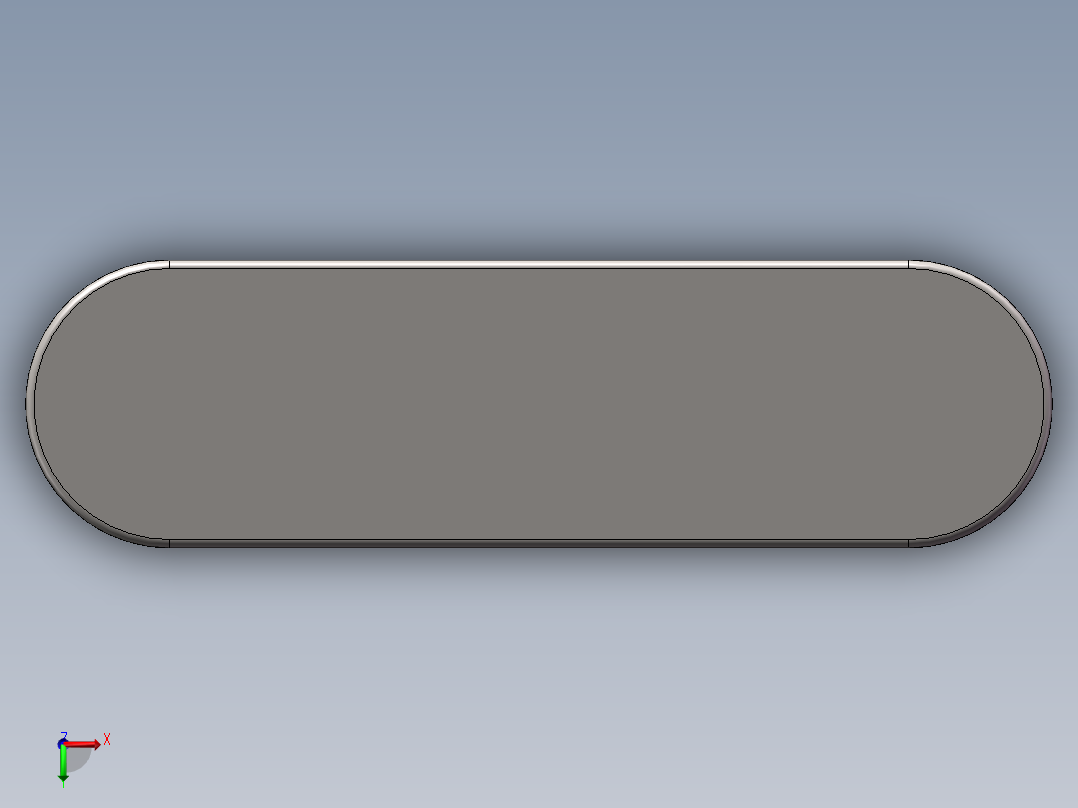 GB╱T 1564-2003[普通A型楔键键 14×9×50]俯视图