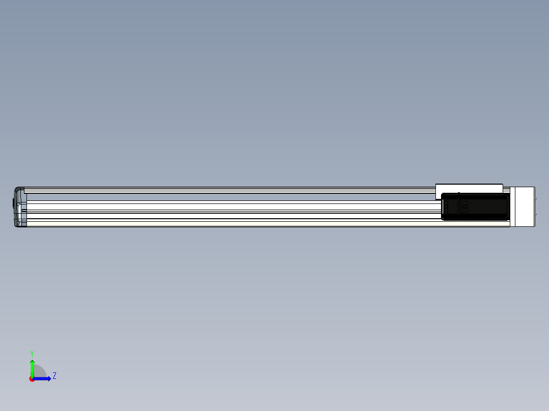 Toyo东佑达直线模组-ETH17-900-BR-M40B左视图