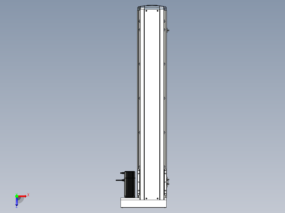 Toyo东佑达直线模组-ETH17-900-BR-M40B俯视图