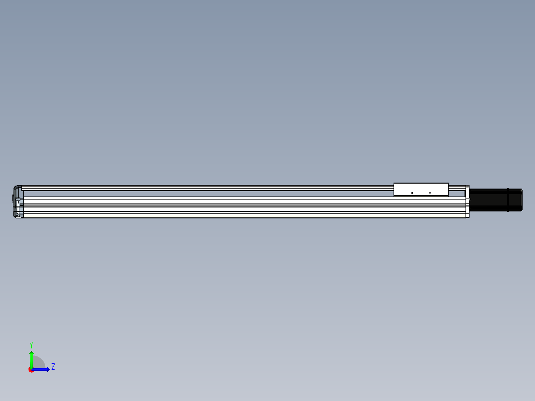 Toyo东佑达直线模组-ETH17-1000-BC-M40B左视图