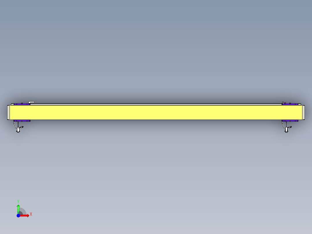 威洛博VL系列直线电机模组-2VL14S2-S2400前视图