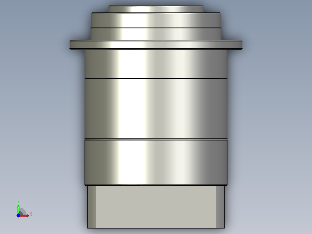 斜齿PHF110-L2 14-73-98.43-M6.STEP前视图