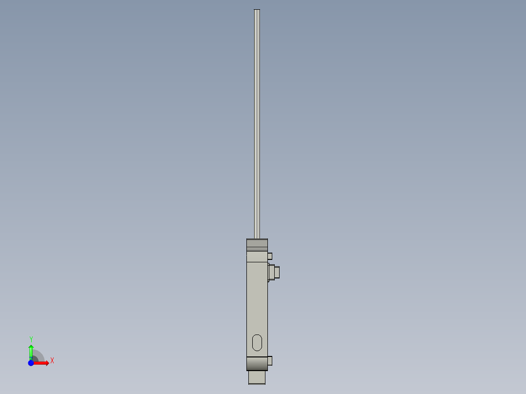 基恩士FS-M2_kc图纸模型前视图
