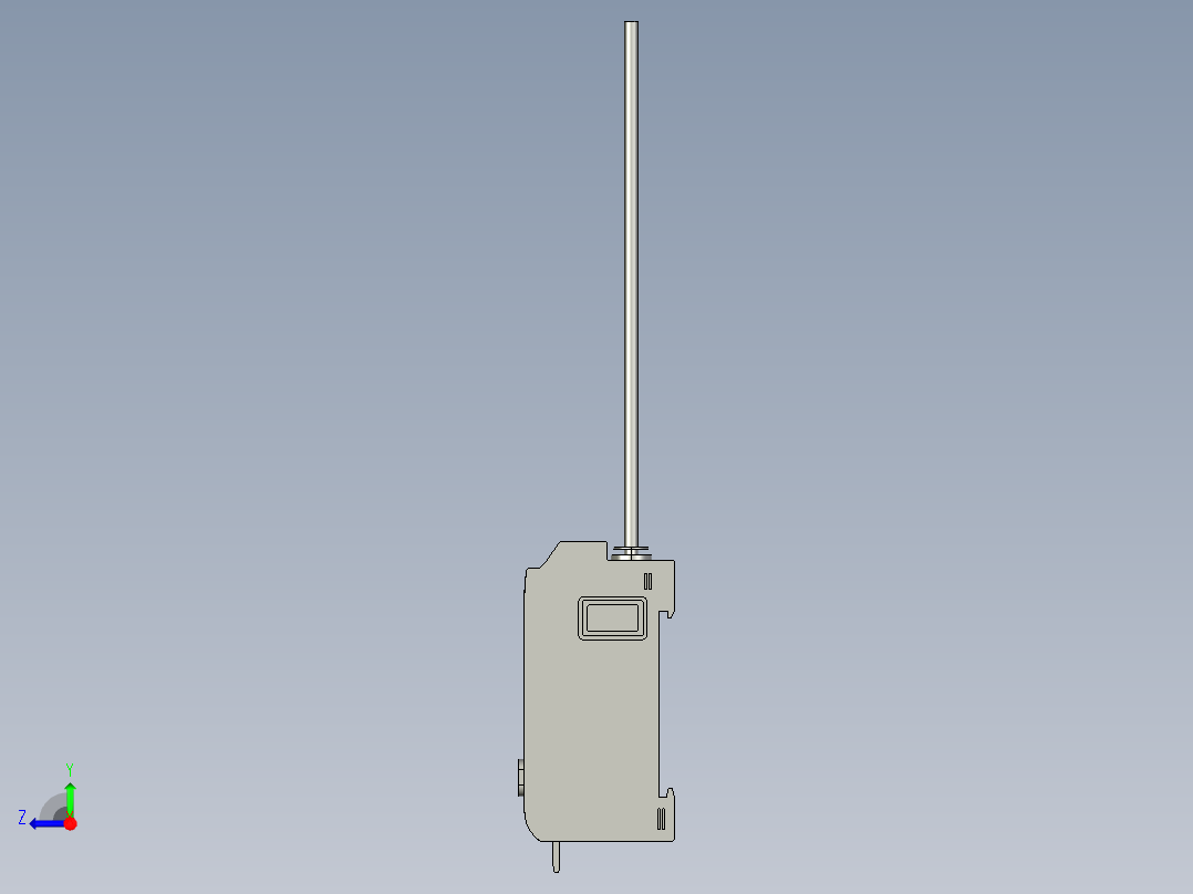 基恩士FS-M2_kc图纸模型右视图