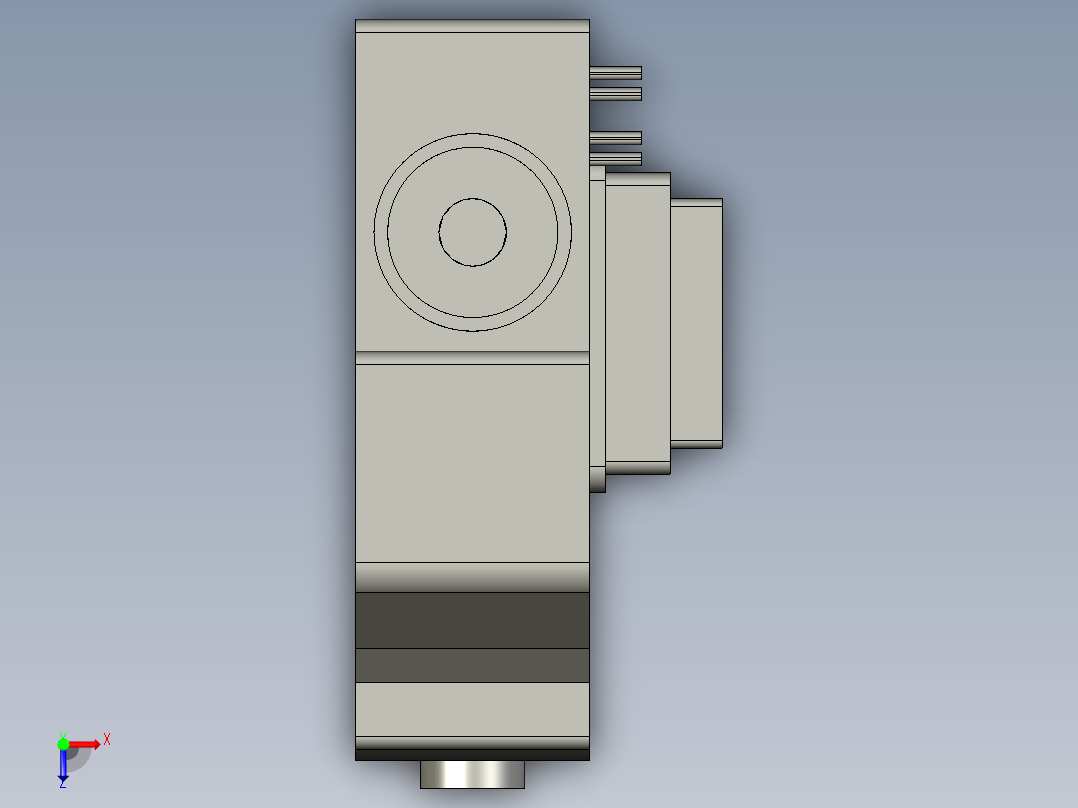 基恩士FS-M2_kc图纸模型俯视图