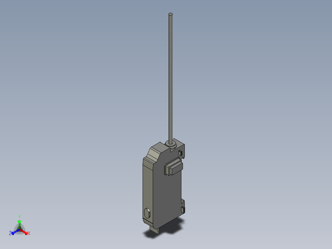 基恩士FS-M2_kc图纸模型正等轴测图