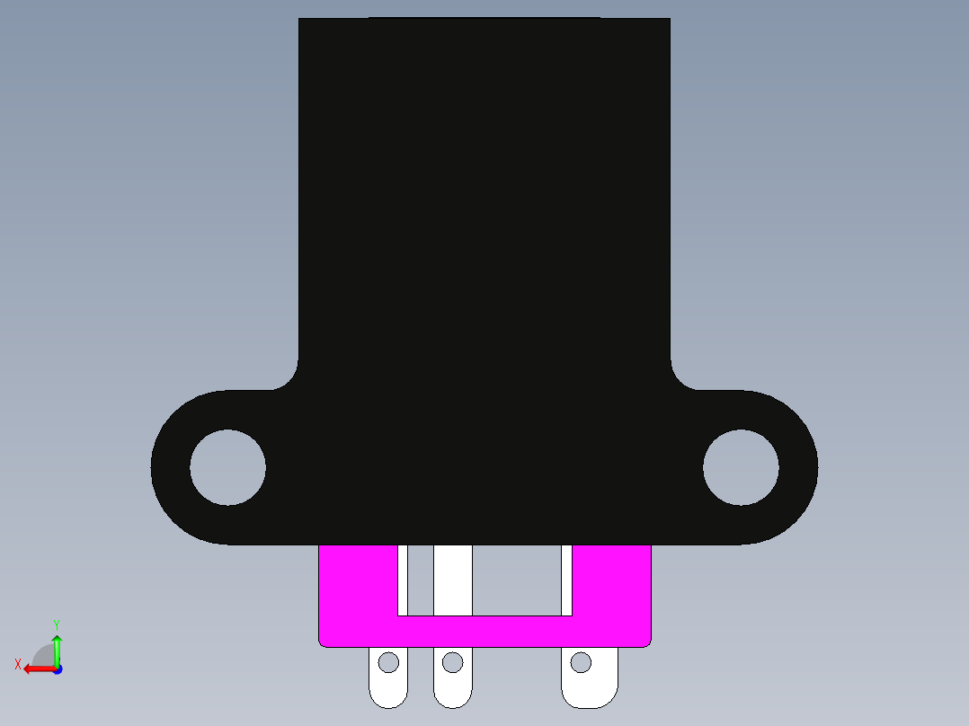 光电_激光传感器03）LSD-Q07-C后视图