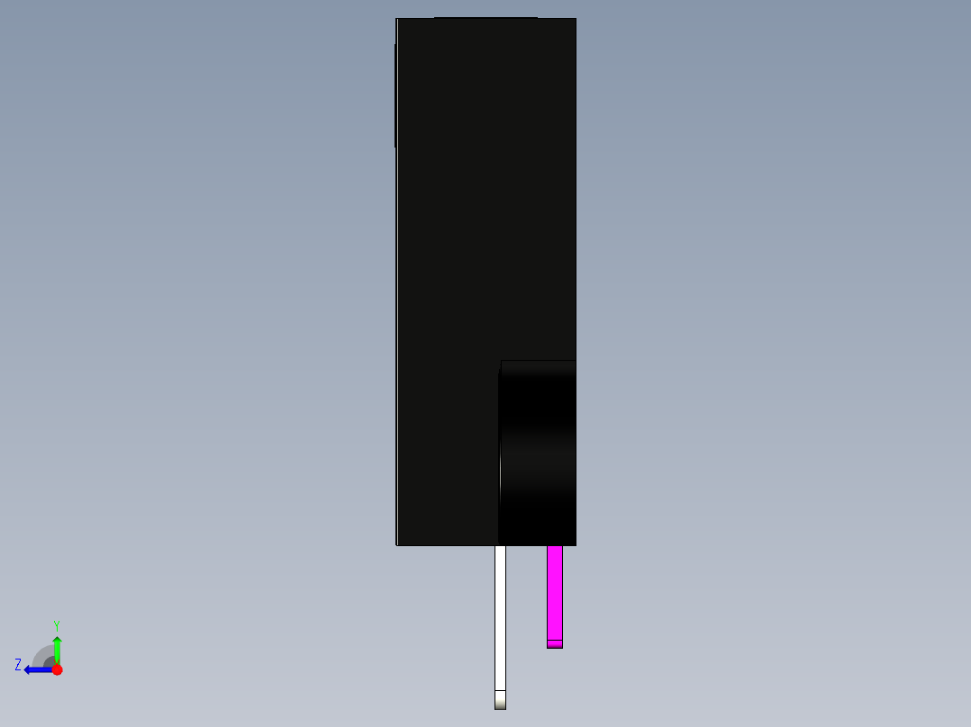 光电_激光传感器03）LSD-Q07-C右视图