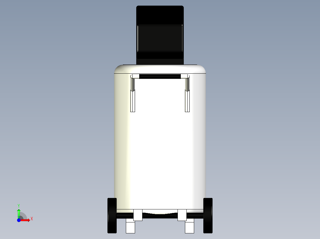 立式空气压缩机--stp前视图