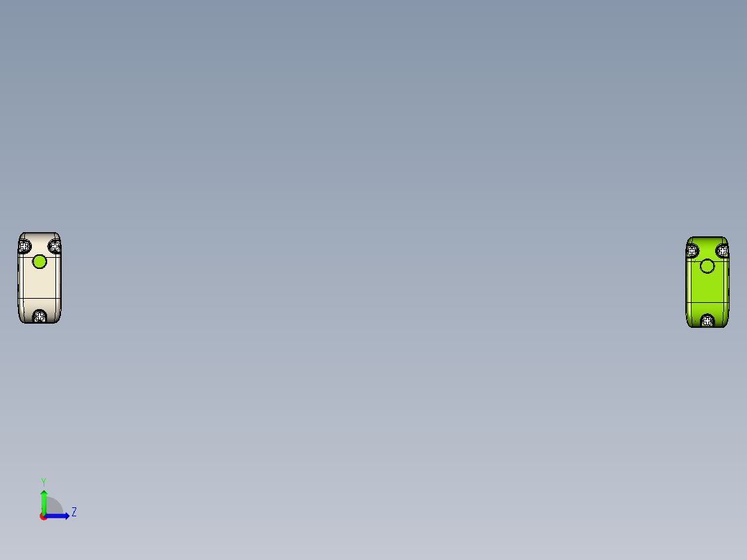 安全_区域传感器H2TLP6410_3D左视图