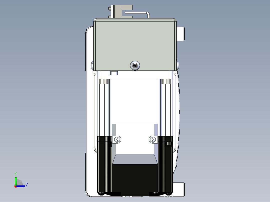 同步带滑台-半封闭B13H-L45-S400-R-P40-D3左视图